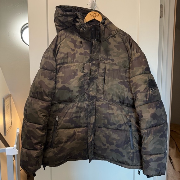 Southpole Men’s Heavyweight Camo Coat Jacket Puffer Lined Ski Snowboard 3XL - Picture 1 of 10